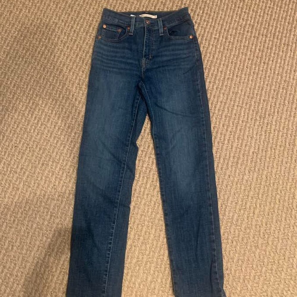 Levi's 724 High Rise Straight-Worn Once